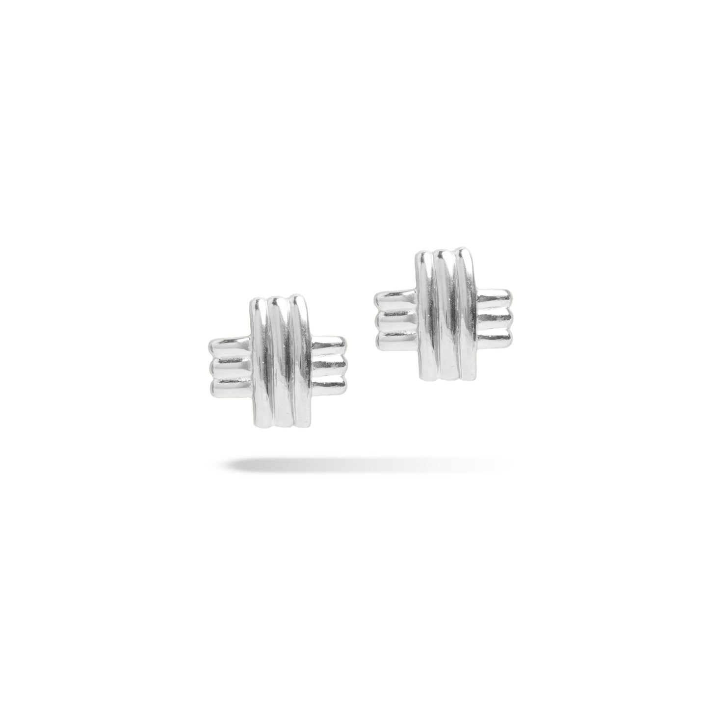 Kiss Me Cross Earrings - 925 Sterling Silver