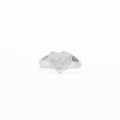 Ahi Manawa Ring - 925 Sterling Silver