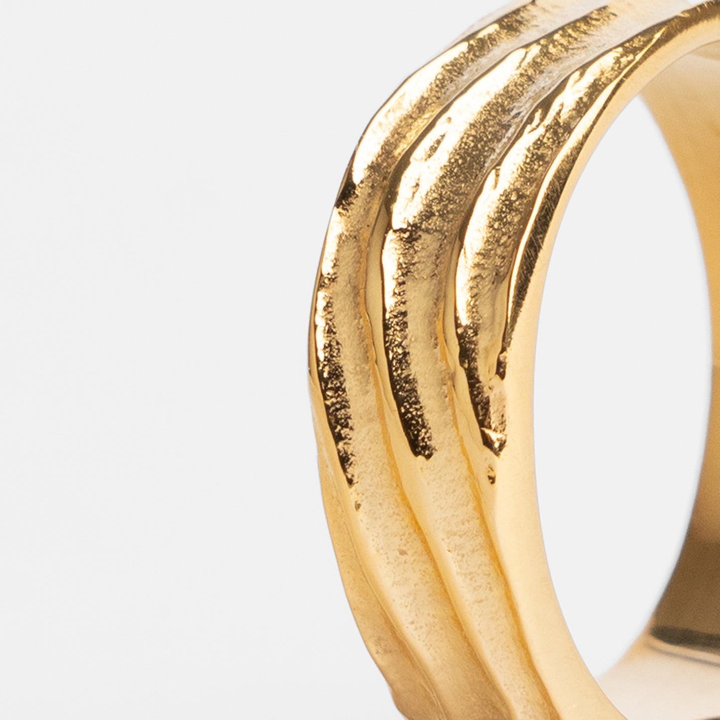 Reef Wave Ring - Gold Plated