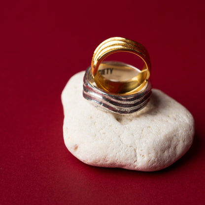 Reef Wave Ring - Gold Plated