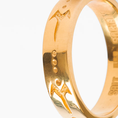 Manu Signature Band - Gold Plated